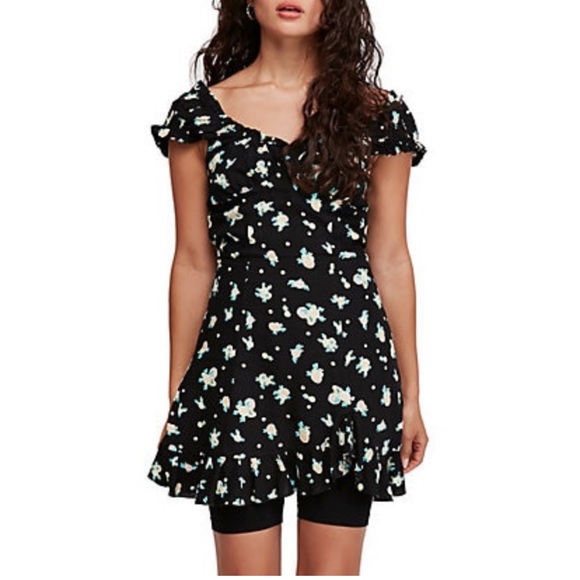 NWT Free People Like A Lady Printed Citrus Dress - Picture 1 of 7